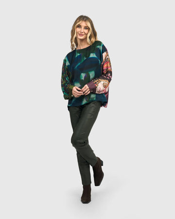alembika-cassandra-shirt-at603c-bluse-mit-print-in-cornflower image 8