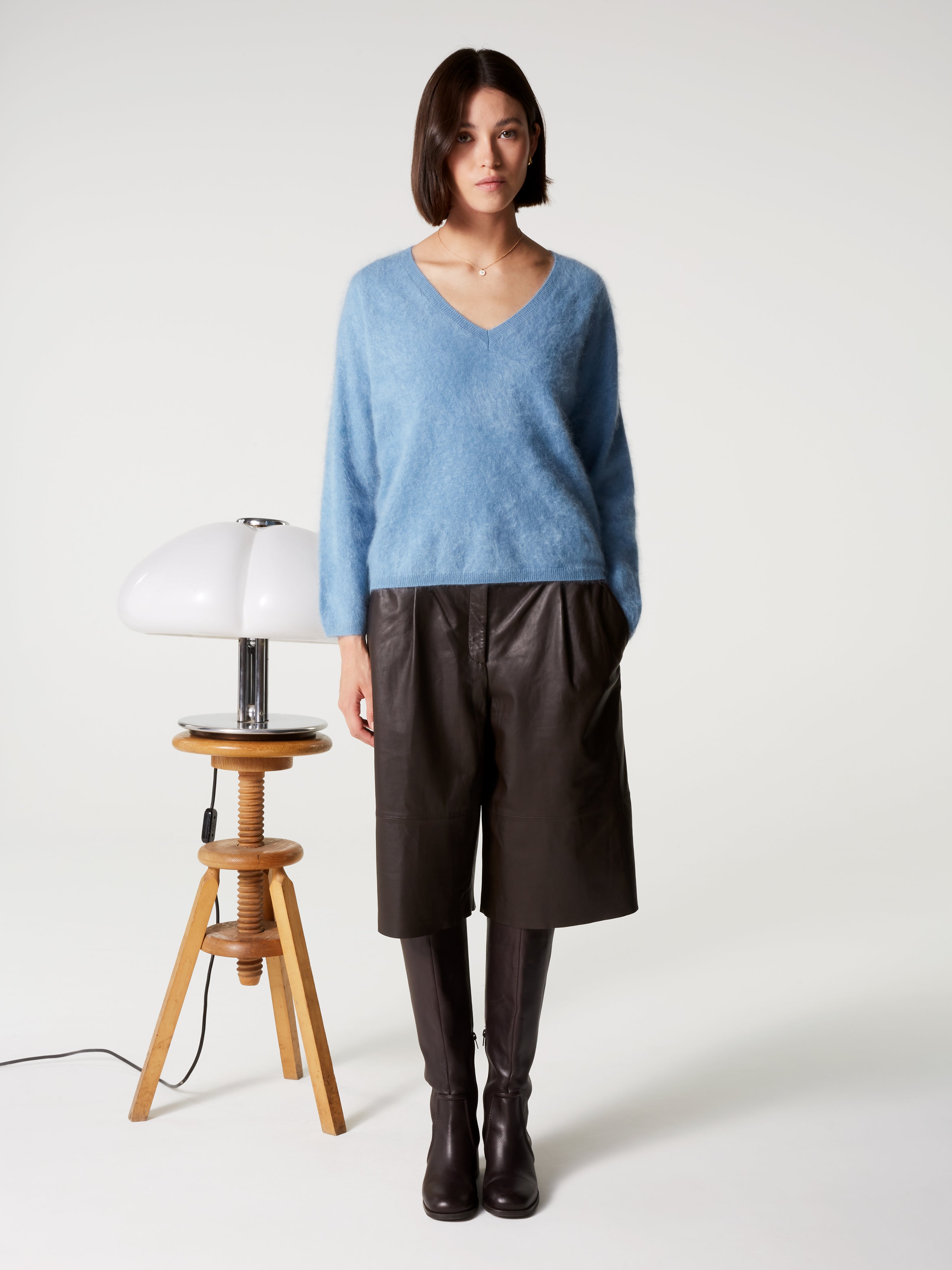 absolut-pull-soeli-damen-kaschmirpullover-oversize-v-ausschnitt-hellblau image 1