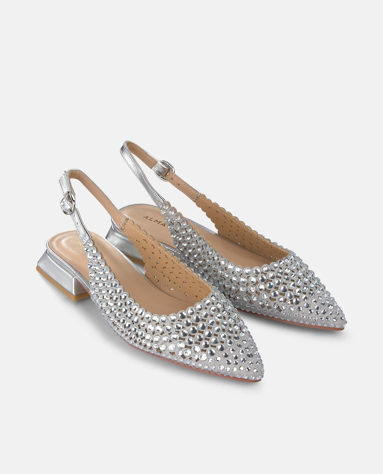 alma-en-pena-flache-spangen-schuhe-silber-strass-2-cm image 2