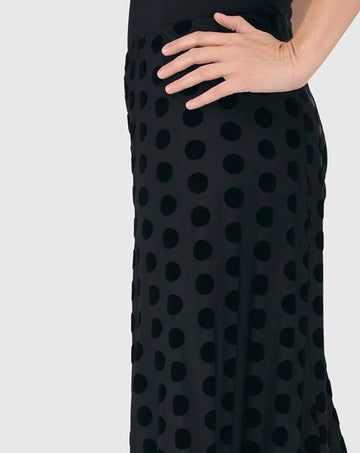 alembika-dot-flocked-punto-pants-black image 6