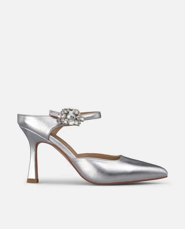 alma-en-pena-jewel-buckle-heel-shoes-slingpumps-silber-9-cm image 1