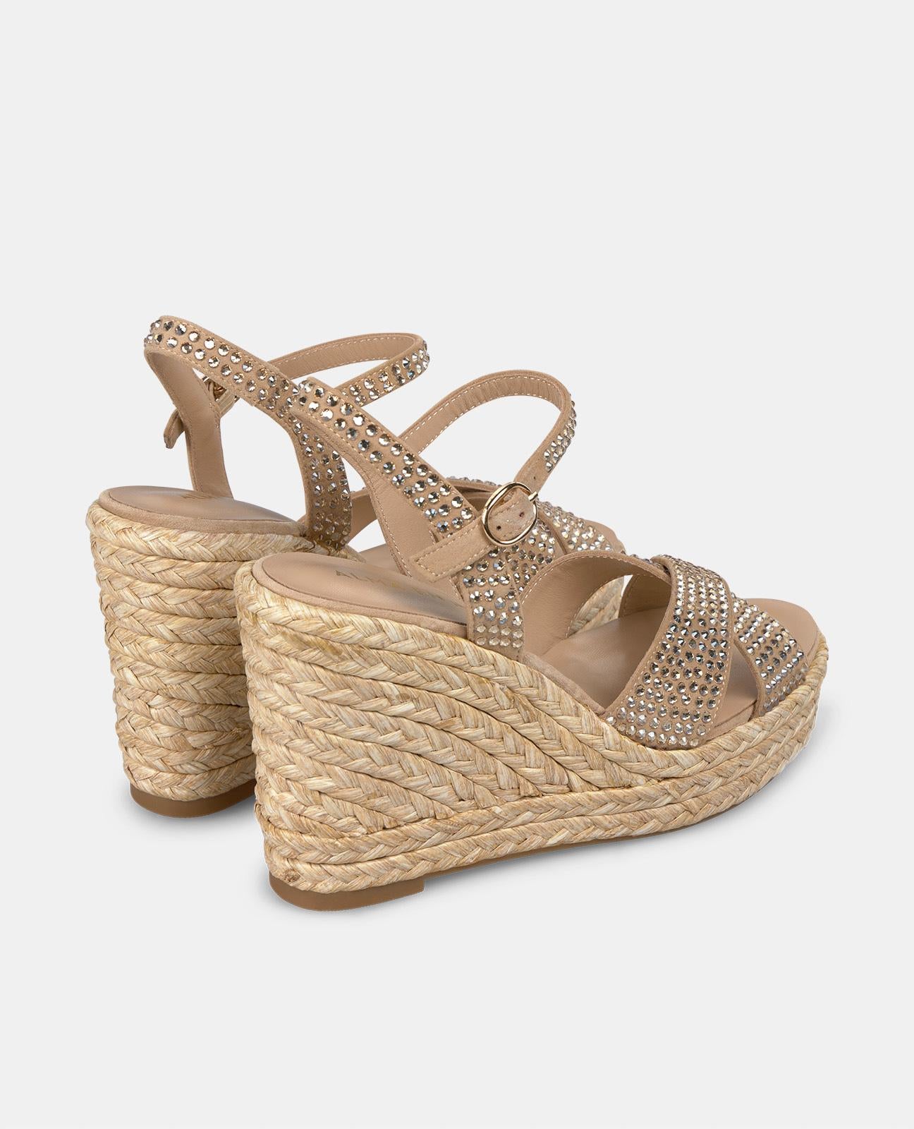 alma-en-pena-geflochtener-keil-mit-strass-arena-9-8-cm image 3