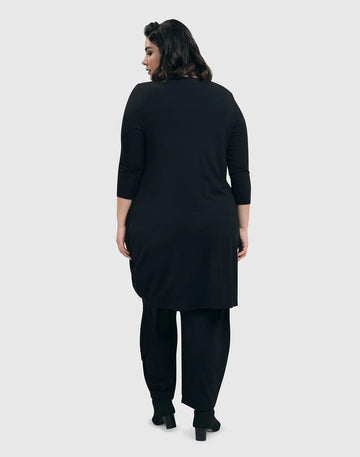 alembika-essential-draped-cocoon-jacke-schwarz image 7