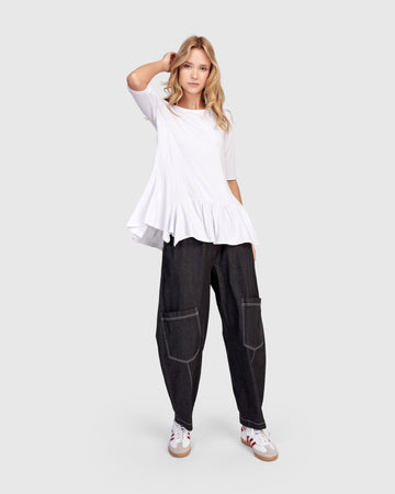 alembika-denim-papaya-relaxed-hose-schwarz image 2