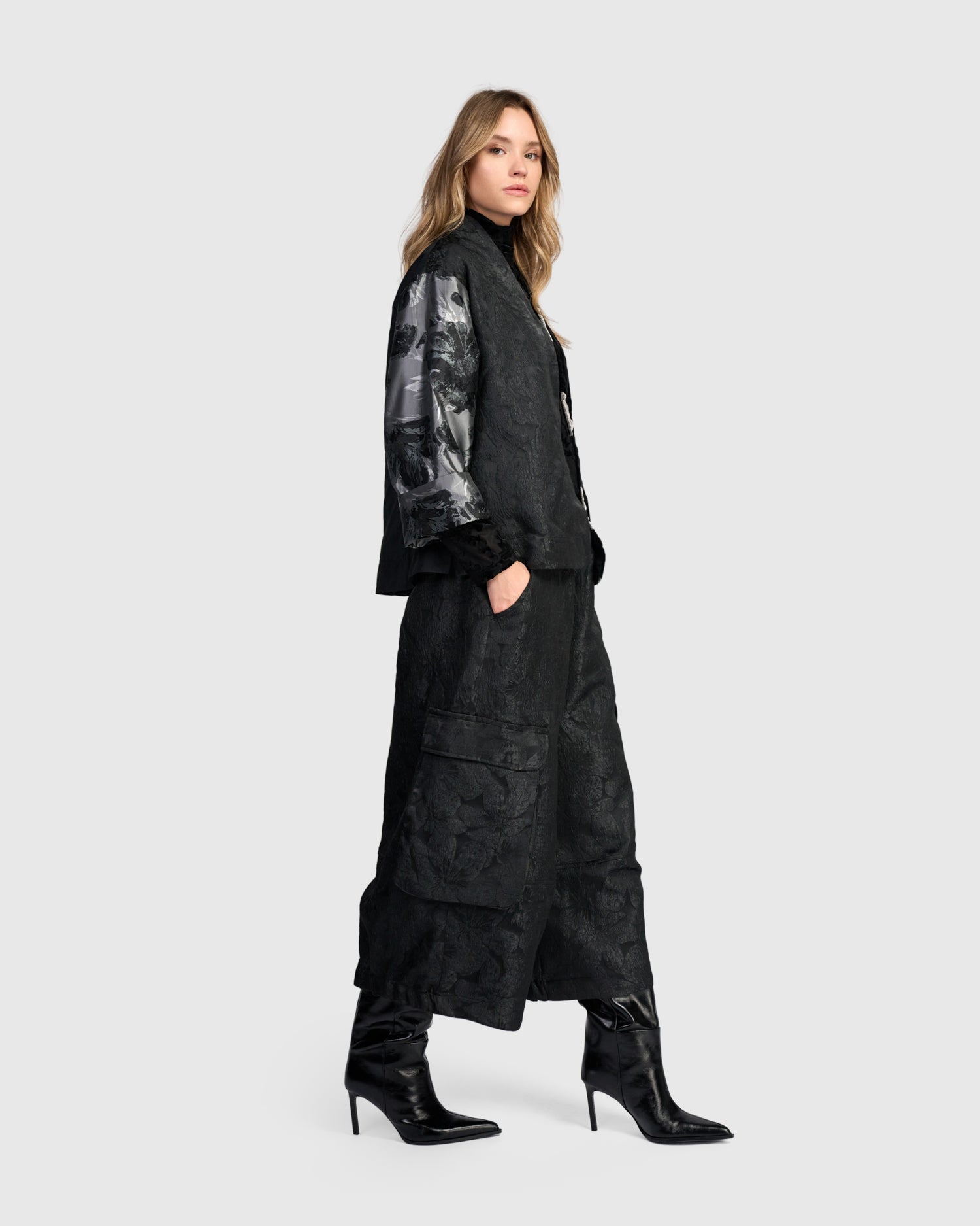 alembika-celeste-jacke-silver-mix-metallic image 4