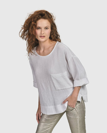 alembika-recreation-tee-white-oversize-baumwoll-shirt image 7