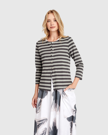 alembika-urban-rally-stripes-strickjacke-grau image 6