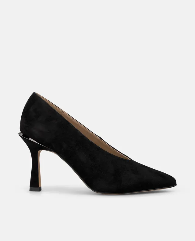 alma-en-pena-suede-pumps-mit-8-cm-absatz-schwarz image 1