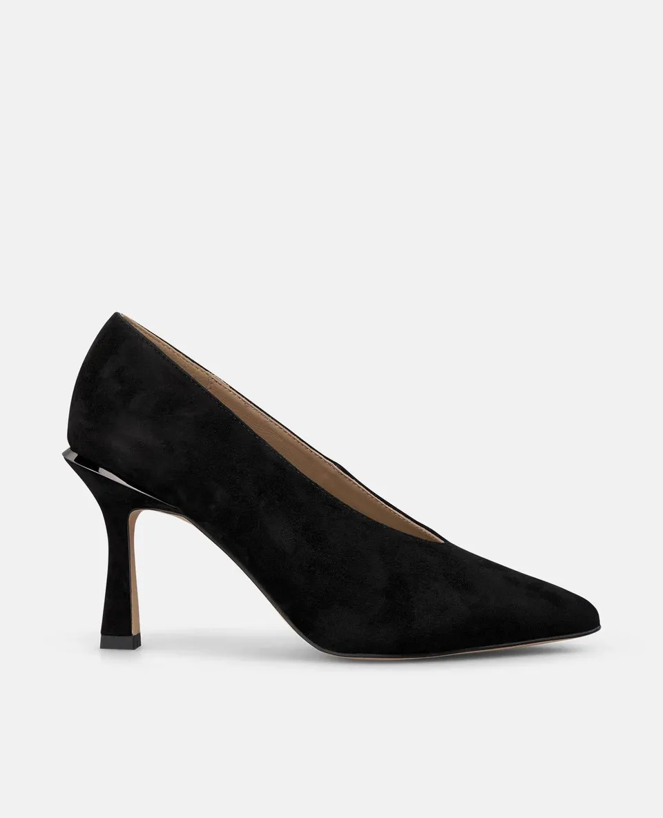 alma-en-pena-suede-pumps-mit-8-cm-absatz-schwarz image 1