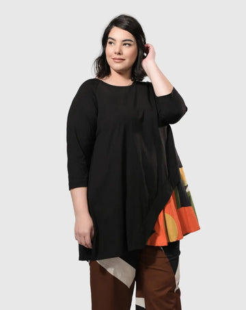 alembika-linda-flounce-tunic-top-tunika-floral image 3