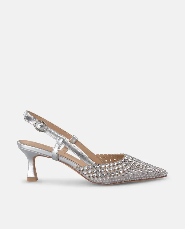 alma-en-pena-heeled-with-rhinestones-pumps-silber-6-cm image 1