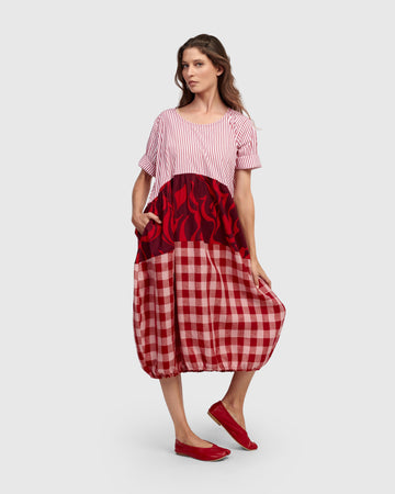 alembika-greta-relaxed-kleid-mix-damen-sommer-cocon-kleid image 5