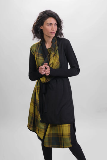 alembika-plaid-cocoon-dress-karo image 6