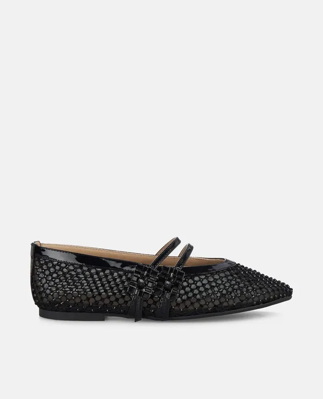 alma-en-pena-ballerina-fishnet-buckles-ballerina-schwarz-0-8-cm image 1