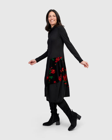 alembika-serenade-cocoon-dress-roses-cocoon-kleid image 4