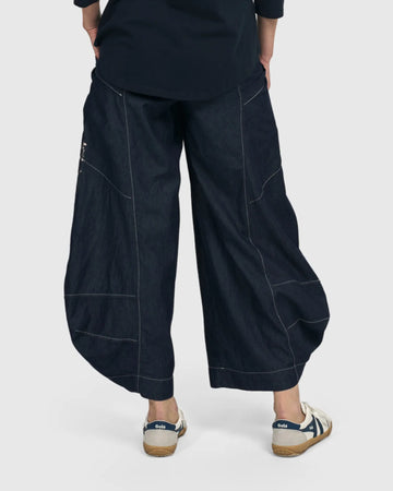 alembika-geneva-punto-pants-damen-hose-denim-baumwolle image 4
