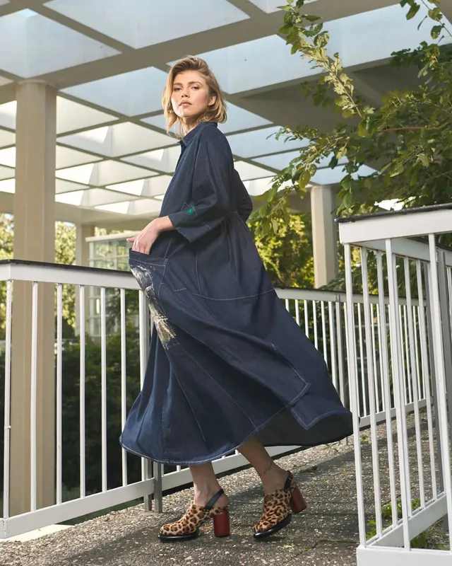 alembika-tacoma-trapeze-kleid-denim image 1