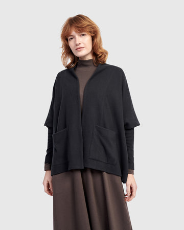 alembika-urban-cloud-nestle-cardigan-jacke-black image 5