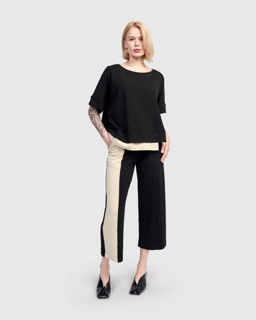 alembika-madeline-tee-schwarz-boxy image 2