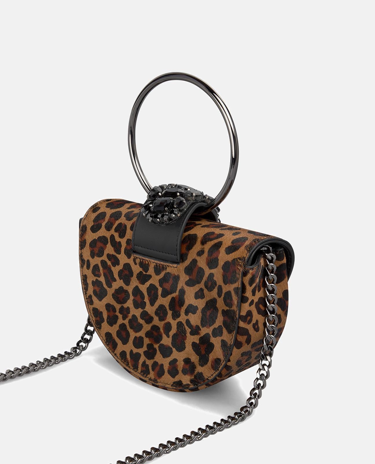 alma-en-pena-half-moon-bag-camel-schlangen-leder-kette image 2