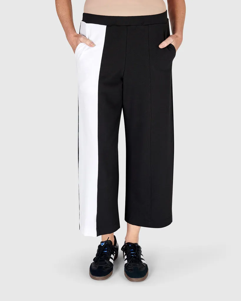 alembika-olivia-lounge-pants-loungehose-schwarz-wei image 1