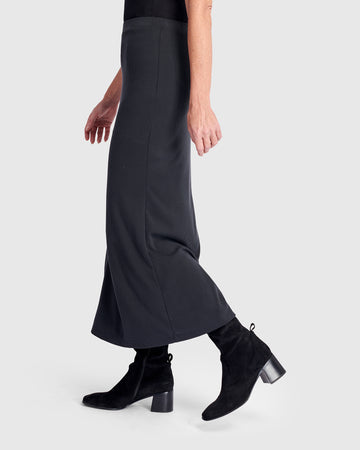 alembika-essential-cupro-pencil-skirt-black-maxi image 4