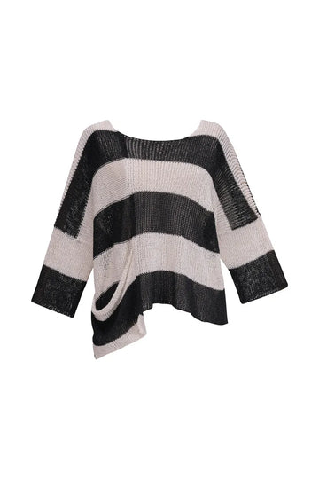 alembika-luxe-pocket-hem-sweater-cream-ss32c image 2