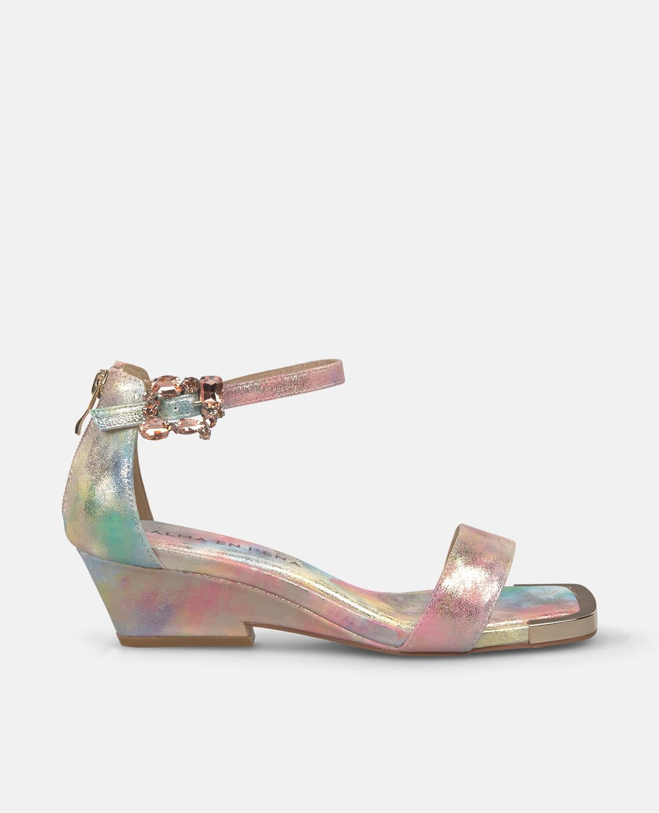 alma-en-pena-riemchen-sandale-rosa-sandalette-mit-6-cm-blockabsatz image 1