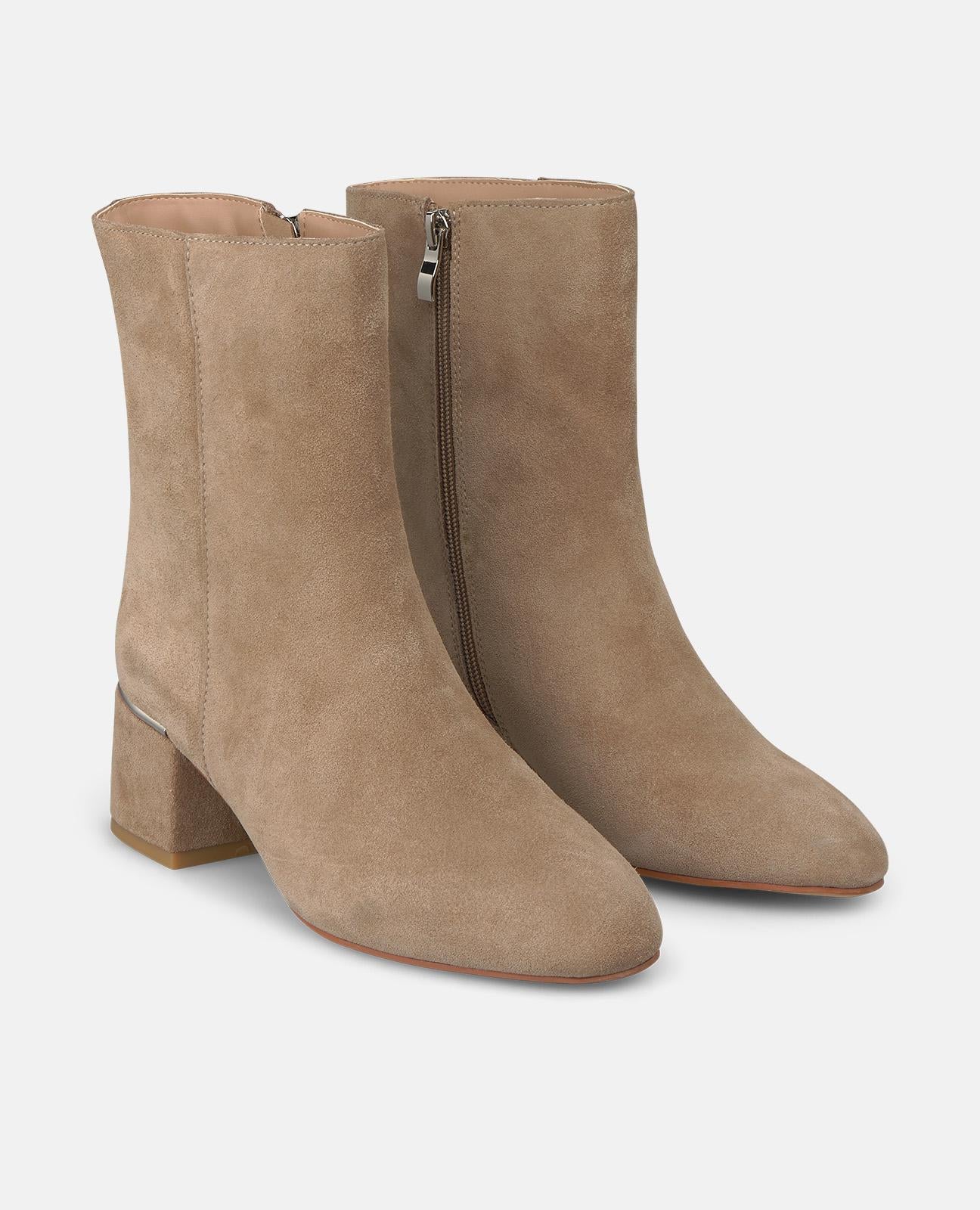 alma-en-pena-stiefelette-aus-veloursleder-rei-verschluss-vis-n image 2