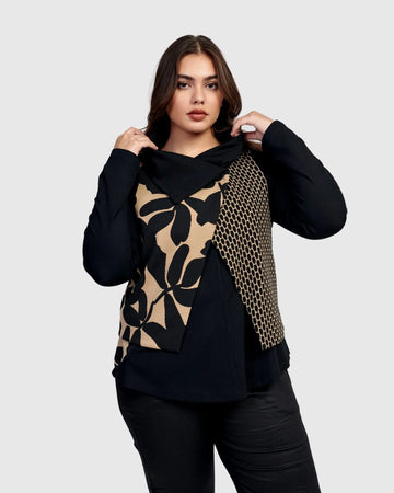 alembika-lula-jacquard-cropped-weste-mix image 2