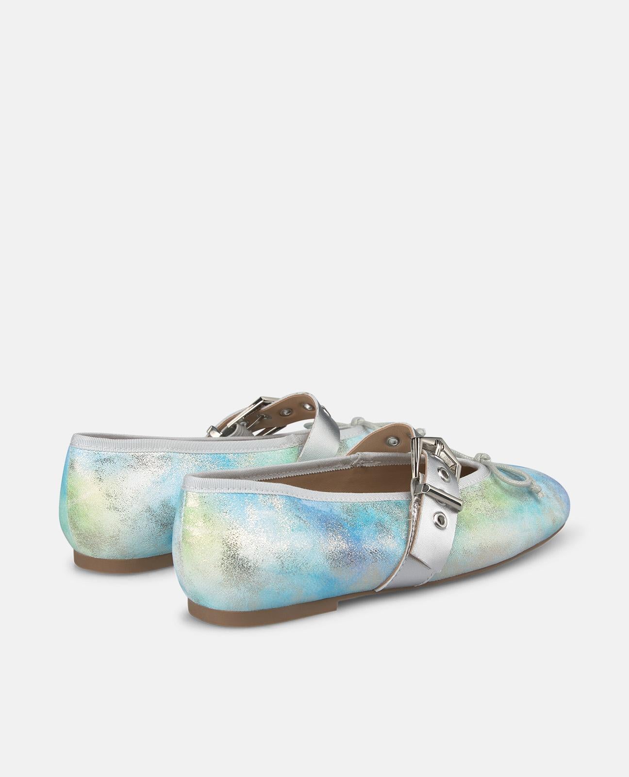 alma-en-pena-multicolored-ballerina-blaue-fantasy-ballerinas-mit-schnalle image 3