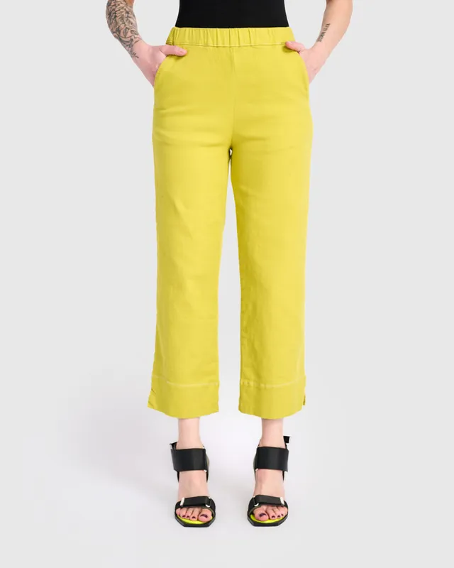 alembika-twill-bahama-easy-pants-marker-cropped-hose-baumwolle image 1
