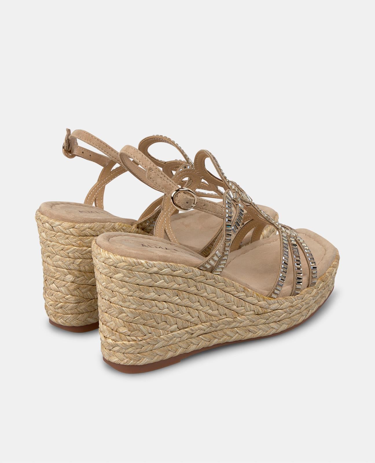 alma-en-pena-mirror-effect-wedge-keilsandalette-arena image 3
