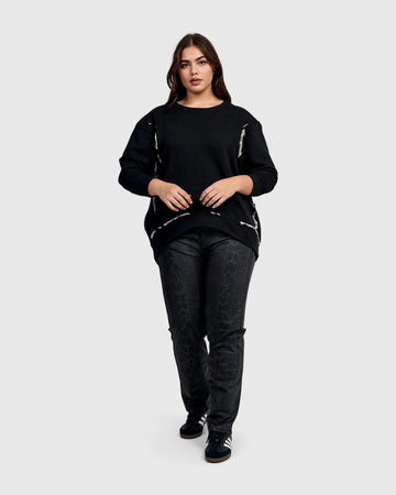 alembika-urban-underground-circle-sweatshirt-schwarz image 8