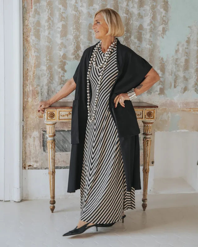 alembika-urban-cleopatra-maxi-kleid-stripes image 1