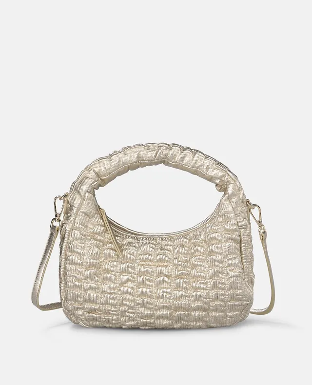 alma-en-pena-embossed-bag-leder-umh-ngetasche-gold image 1