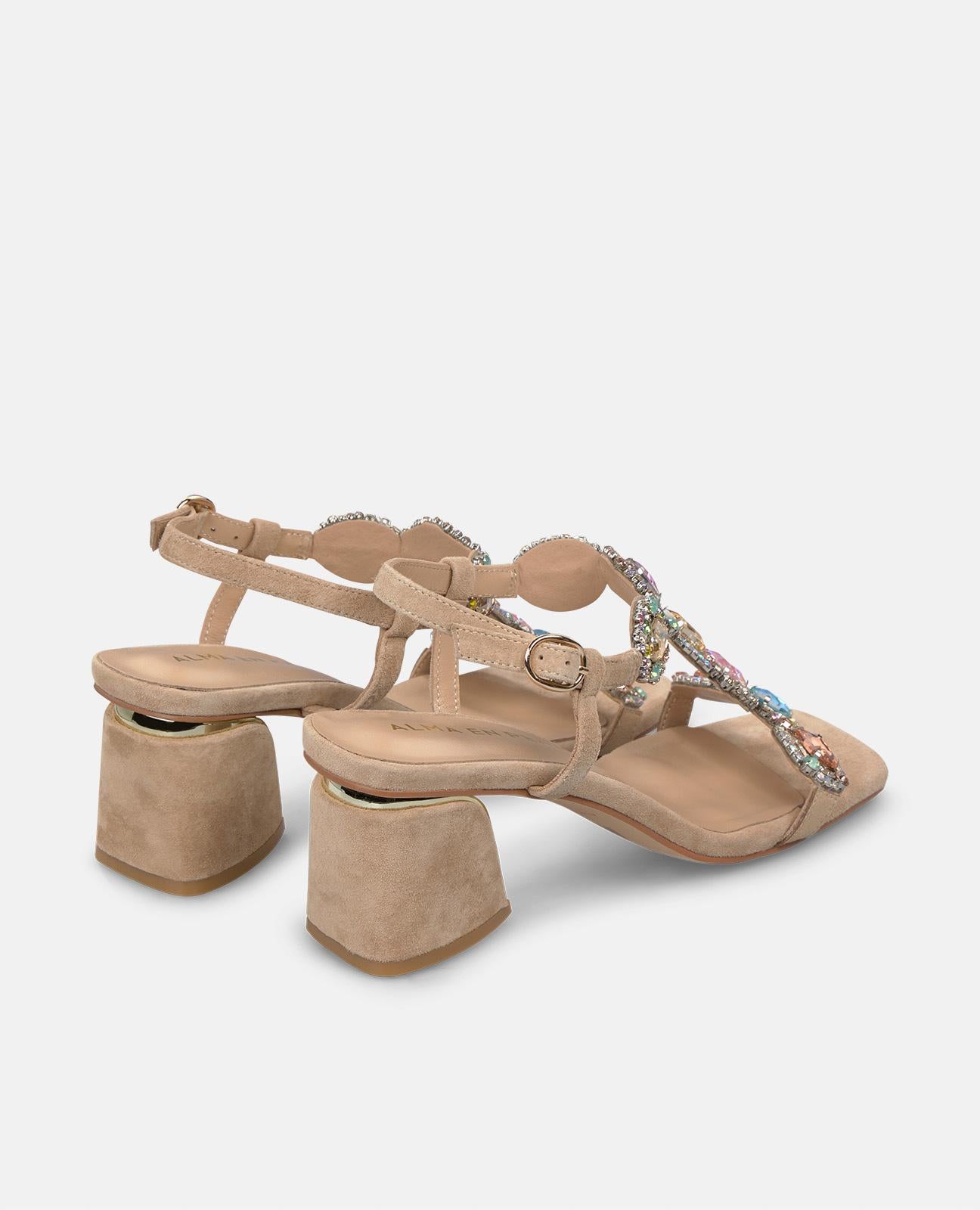 alma-en-pena-sandalette-mit-strass-breiter-absatz-6-cm-arena image 3