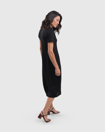 alembika-duo-mini-rib-cocoon-kleid-multi image 8
