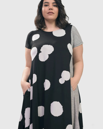 alembika-spot-trapeze-kleid-schwarz-jersey-mit-taschen image 3