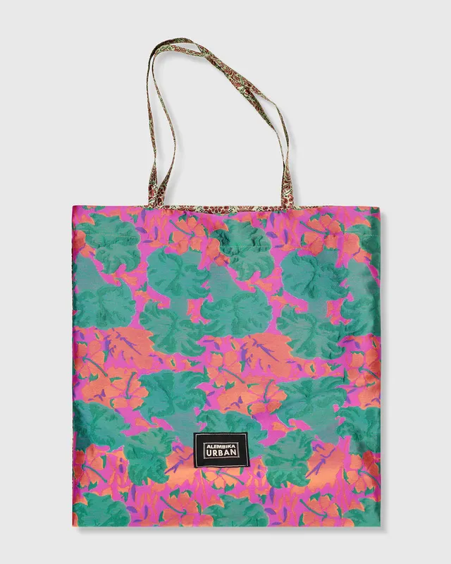 alembika-the-everything-tote-bag-pink-flower-shopper-tasche image 1
