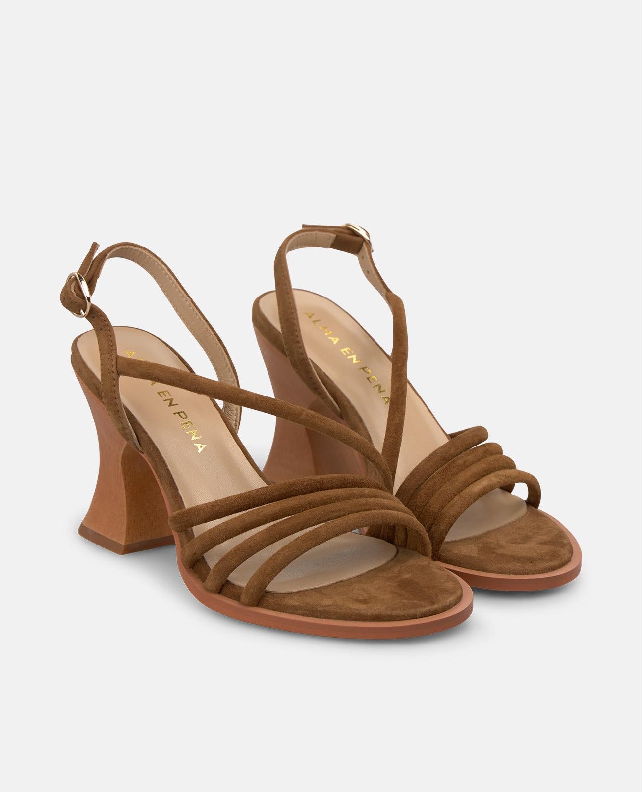 alma-en-pena-riemensandalen-caramelo-holz-blockabsatz-10-cm image 2