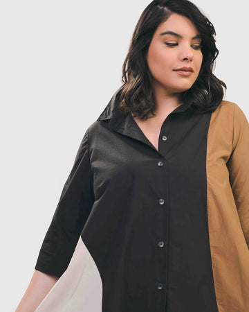 alembika-urban-trapeze-tunika-bluse-damen-multi-baumwolle image 7