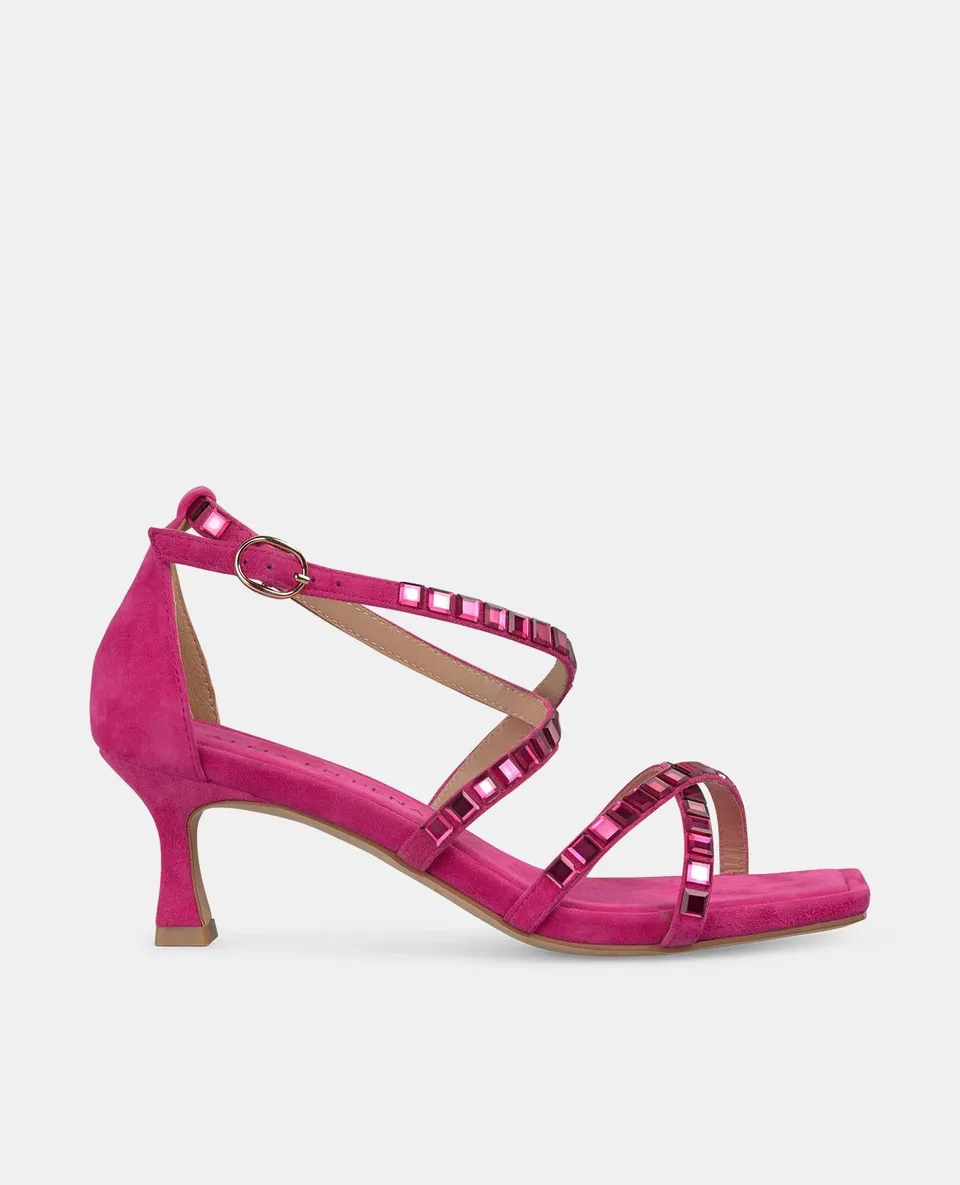 alma-en-pena-sandal-with-jewel-straps-riemchensandale-fucsia image 1