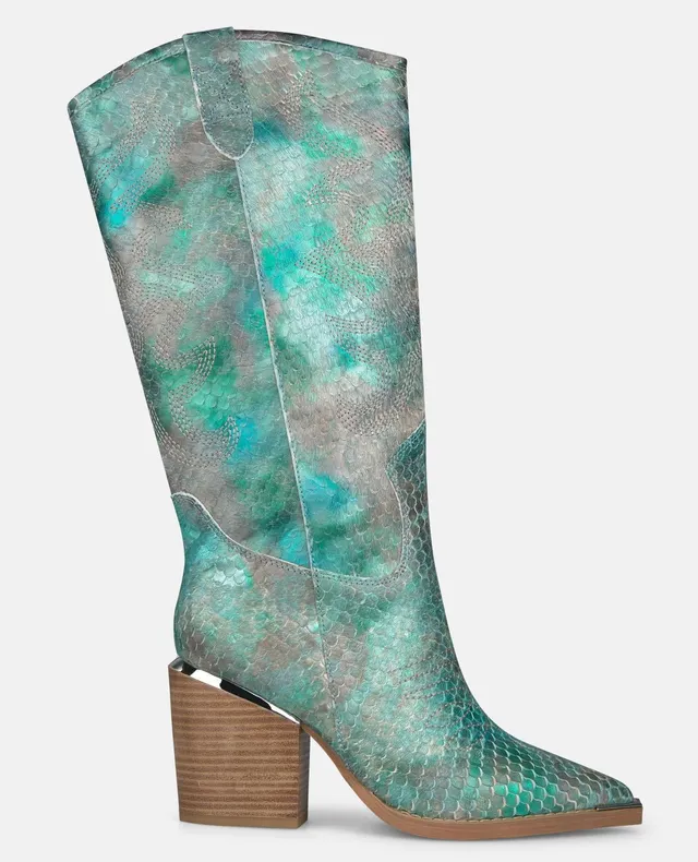alma-en-pena-country-stiefel-fantasy-t-rkis-7-5-cm-absatz-38-cm-schaft image 1