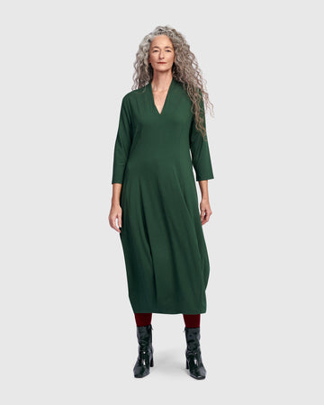 alembika-essential-cocoon-dress-jungle-midikleid image 4