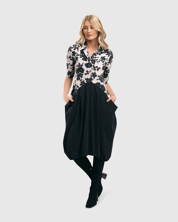 alembika-tekbika-drape-pocket-kleid-floral-jerseykleid image 7