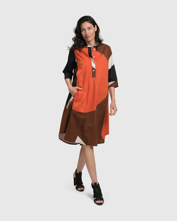 alembika-ginny-oversized-shift-kleid-blossom image 2