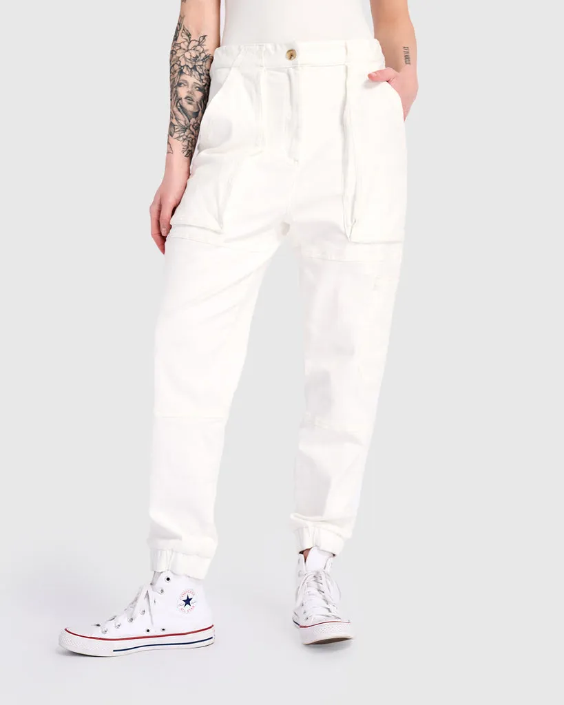 alembika-cargo-jogger-pants-white image 1