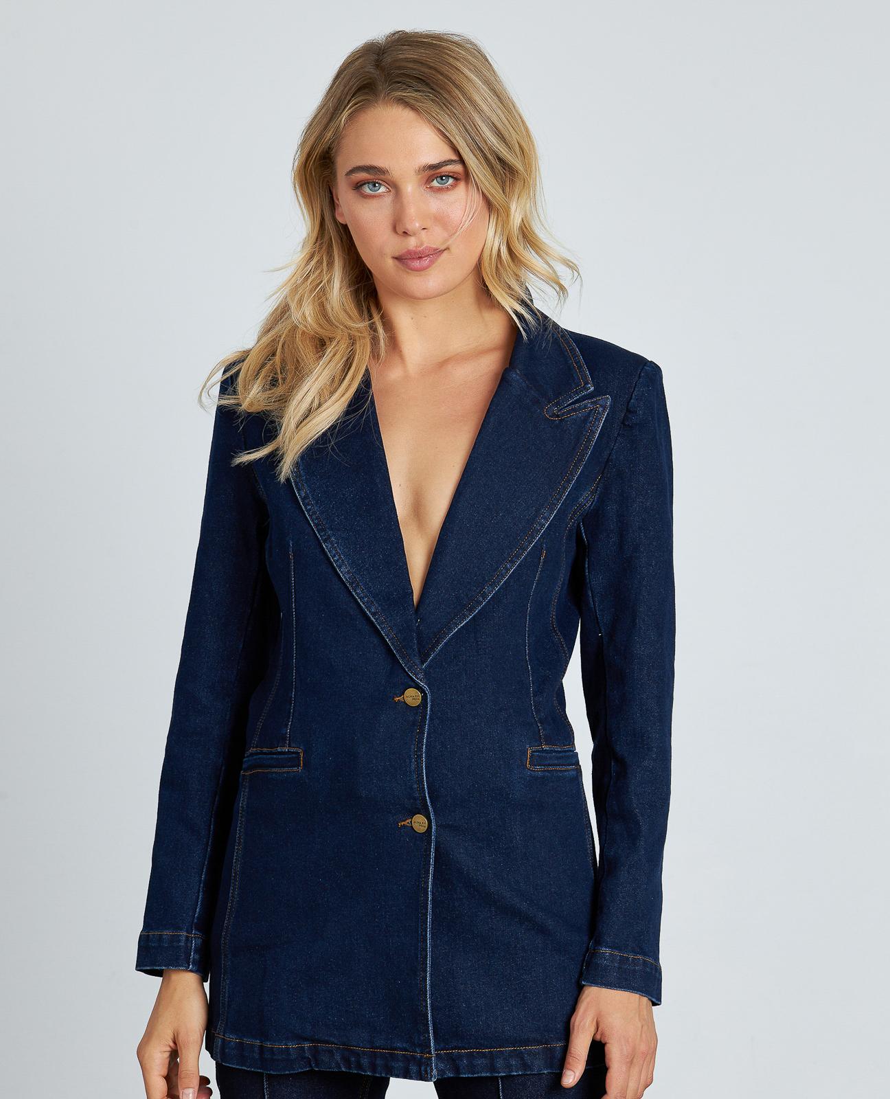 alma-en-pena-blazer-denim-jeans-blazer-damen-baumwoll-mix-mit-stretch image 2