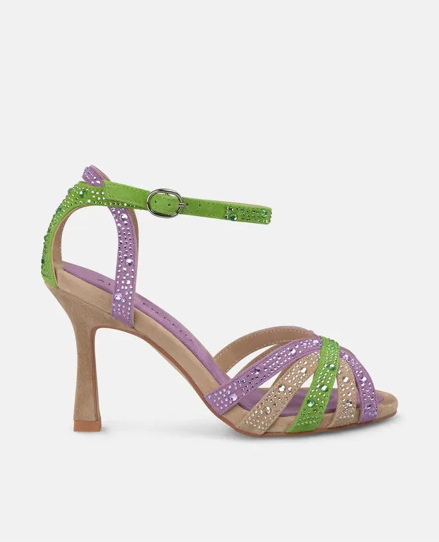 alma-en-pena-sandale-mit-absatz-multicolor-riemchen-9-cm-violett image 1